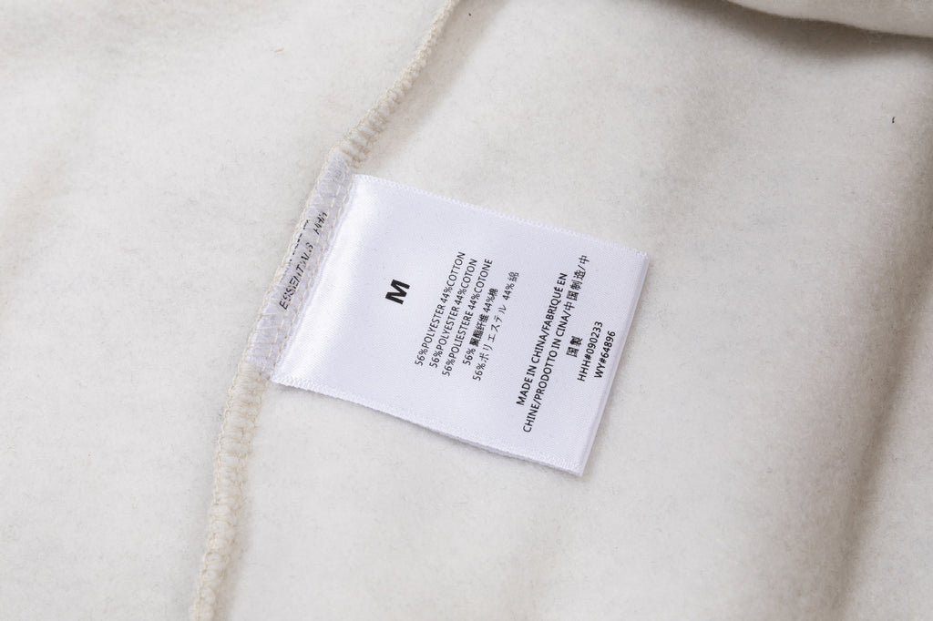 Fear Of God Essentials Red Rubber Letter Pullover Hoodie Unisex