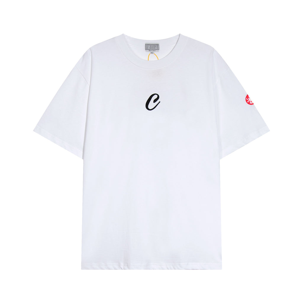 Cav Empt Letter Embroidery Crew Neck Short Sleeve T Shirt Unisex