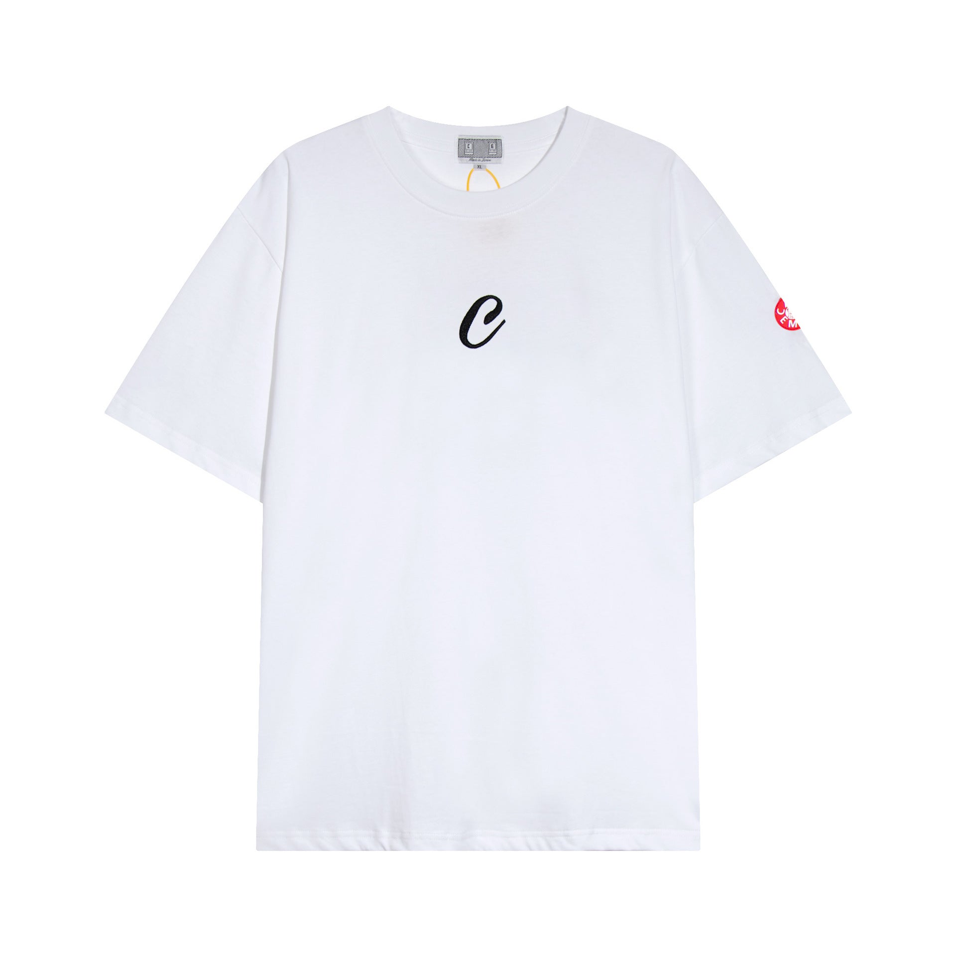 Cav Empt Letter Embroidery Crew Neck Short Sleeve T Shirt Unisex
