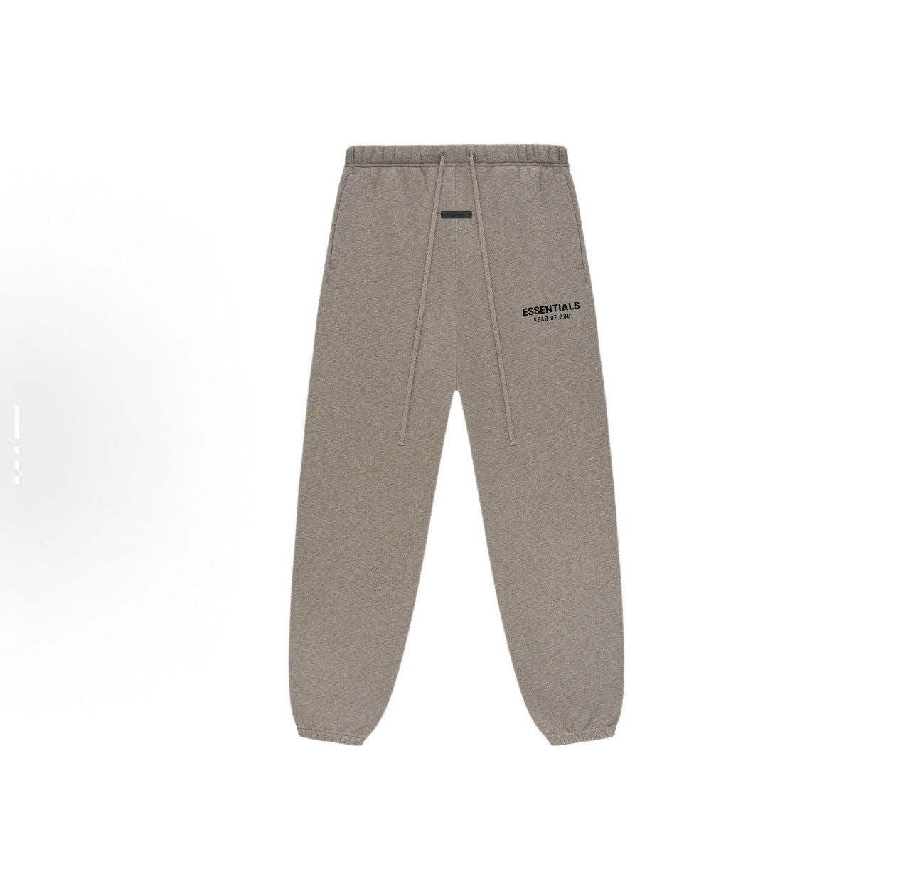 Essentials Rubber Print Small Letter Streetwear Drawstring Jogger Pants