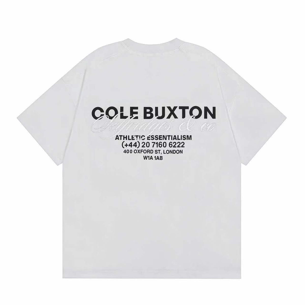 Cole Buxton CB Letter Graphic Oversized Short Sleeve Tee Streetwear