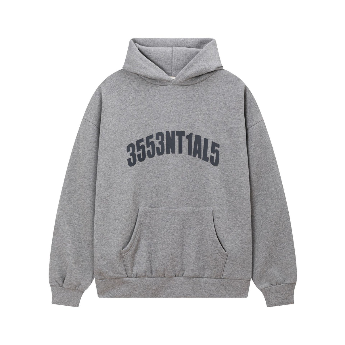 Fear Of God Essentials Rubber Print Letter Pullover Hoodie Unisex