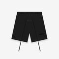 Essentials Flocked Letter Drawstring Streetwear Sweat Shorts