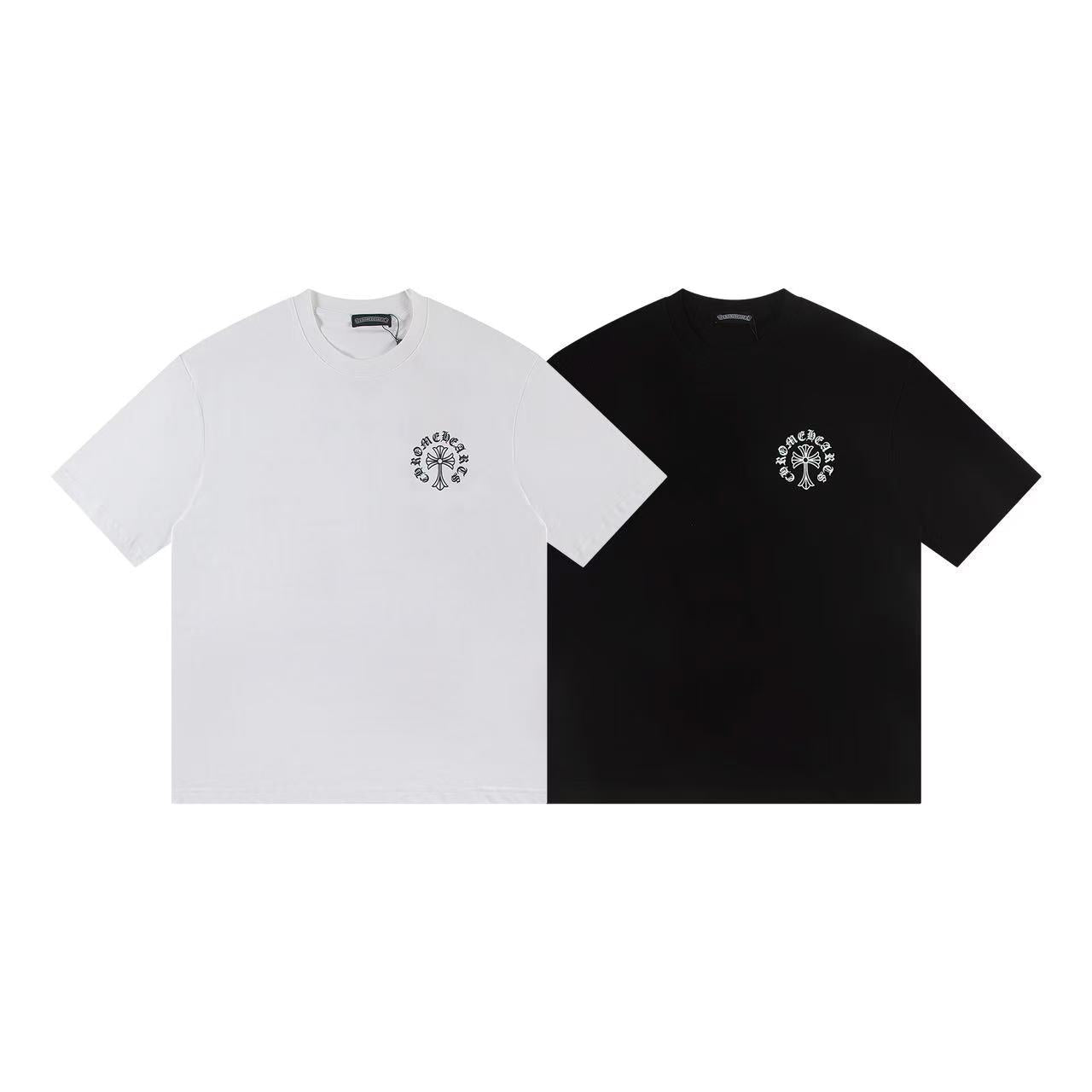 Chrome Hearts Horseshoe Cross Print Short Sleeve Tee Unisex