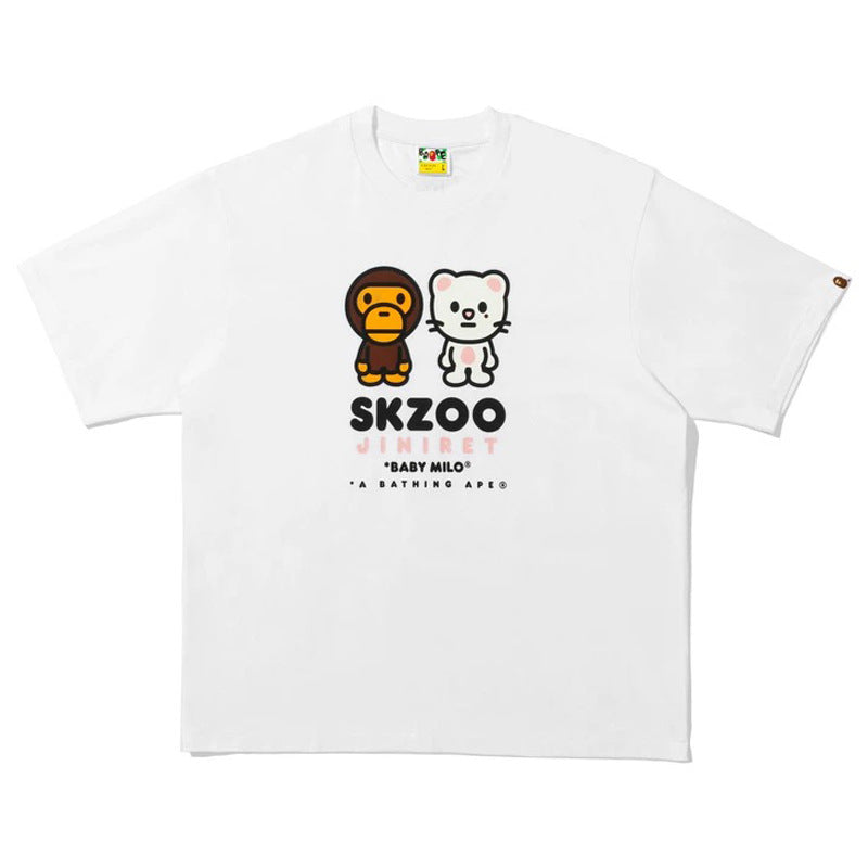 BAPE Ape Head Camo Shark Print Crew Neck Short Sleeve T‑Shirt Unisex