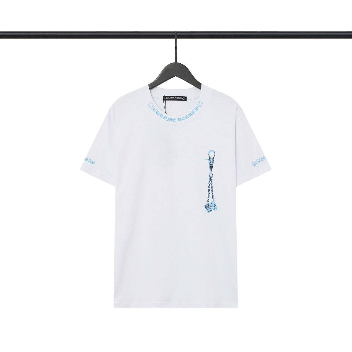 Chrome Hearts Sanskrit Cross Horseshoe Graphic Tee Multi‑Style