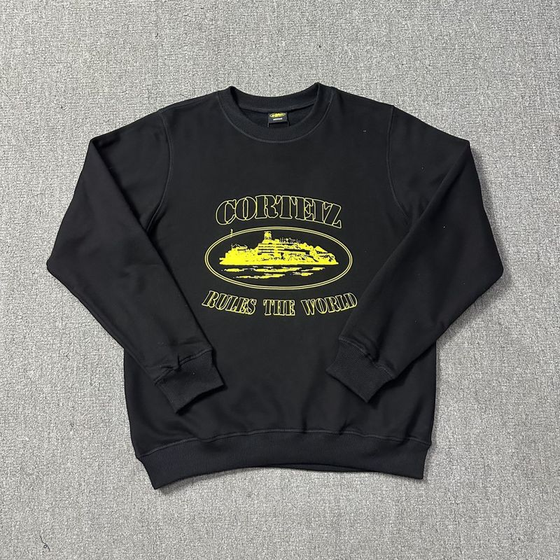 Corteiz Island Letter Graphic Oversized Crewneck Streetwear