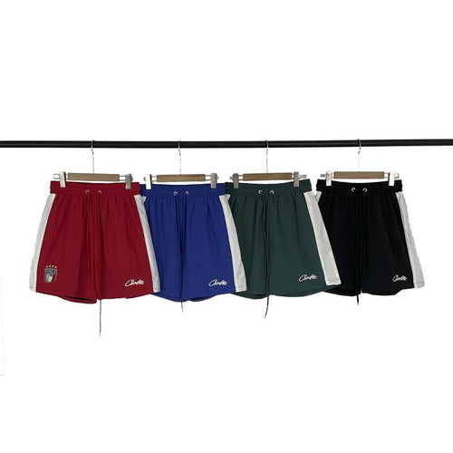Corteiz Alcatraz Italian-Style Drawstring Nylon Shorts