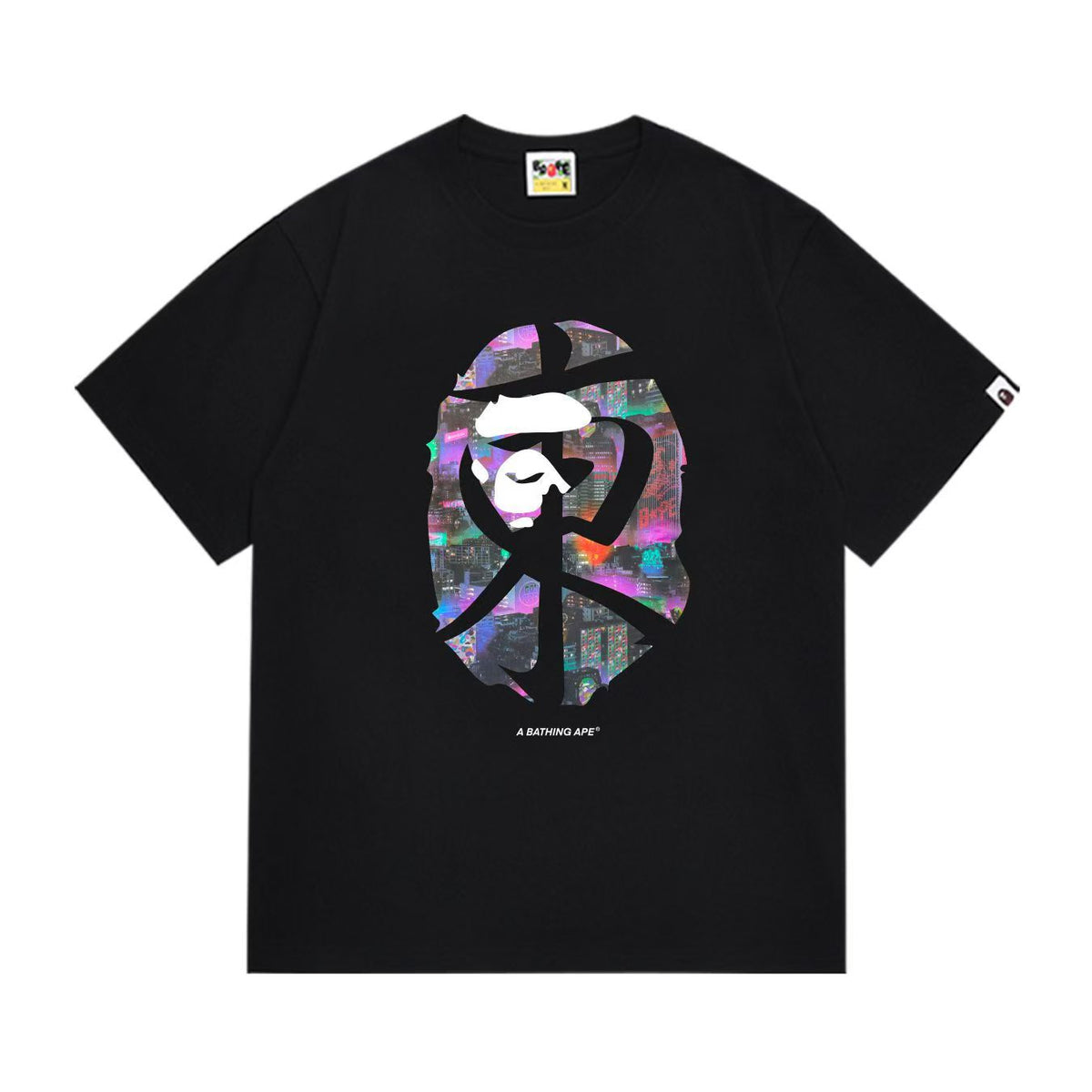 BAPE Ape Head Graphic Print Loose Unisex Streetwear T-Shirt