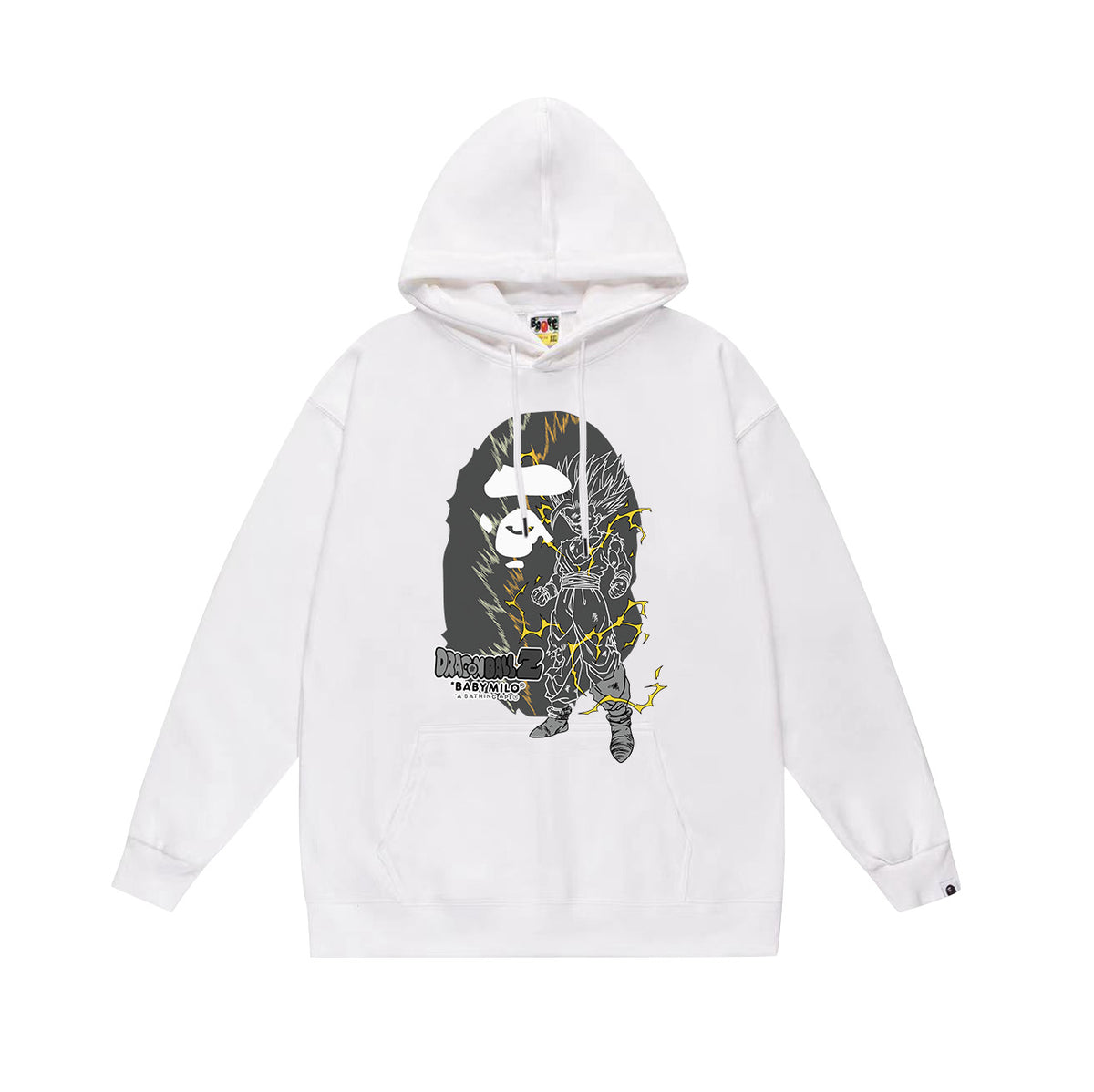 Bape Camo Ape Head Graphic Vintage Washed Oversized Hoodie Streetwear