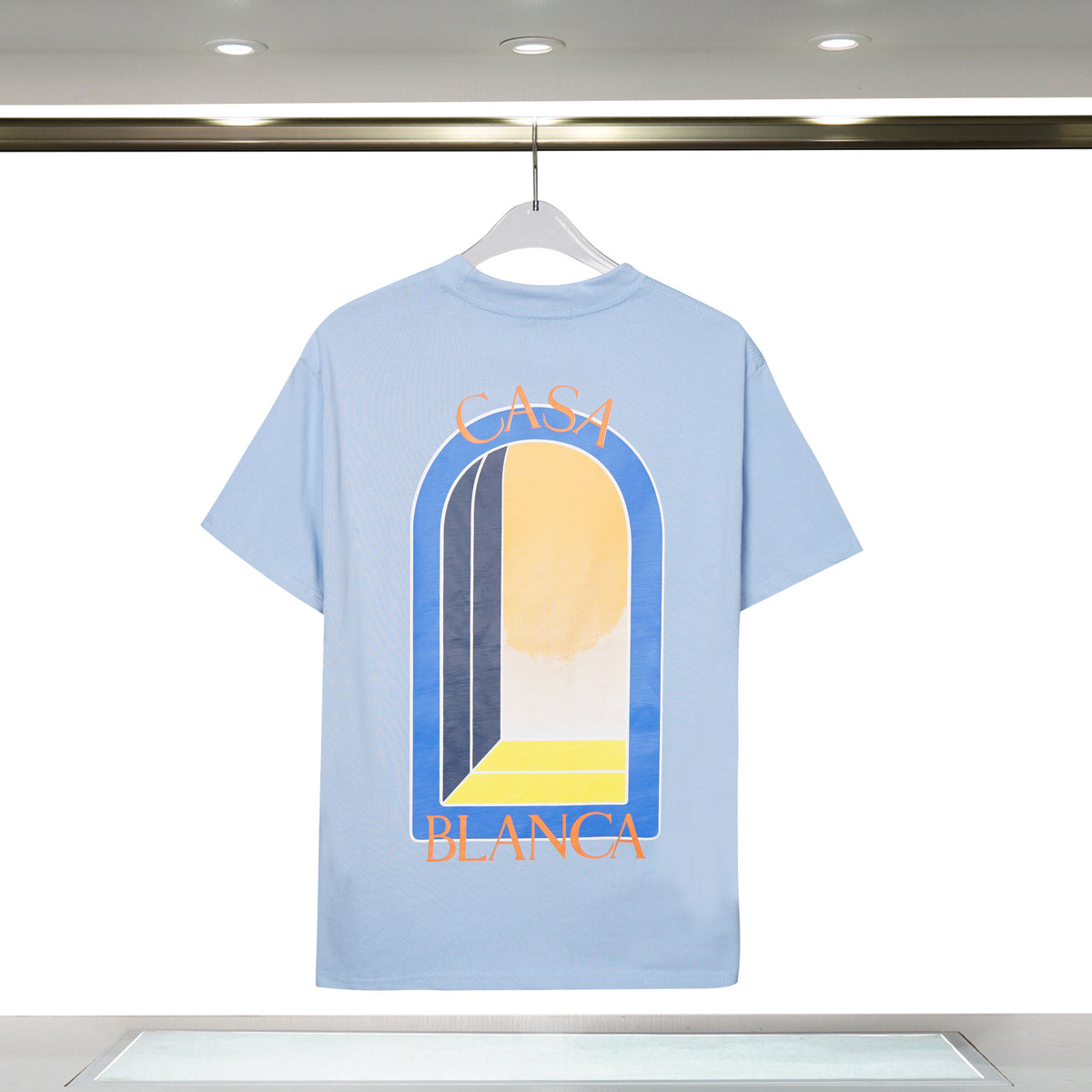 Casablanca Art Print Loose Unisex Short Sleeve Graphic T-Shirt