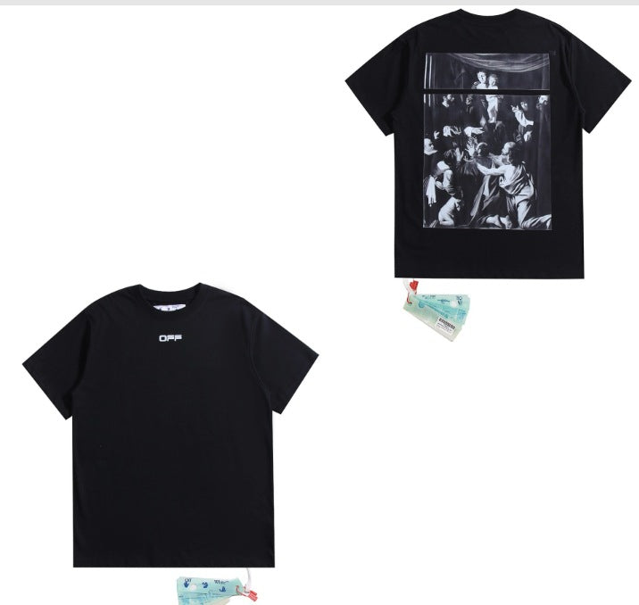 Off-White Arrow Graphic Print Short Sleeve Tee Streetwear Unisex