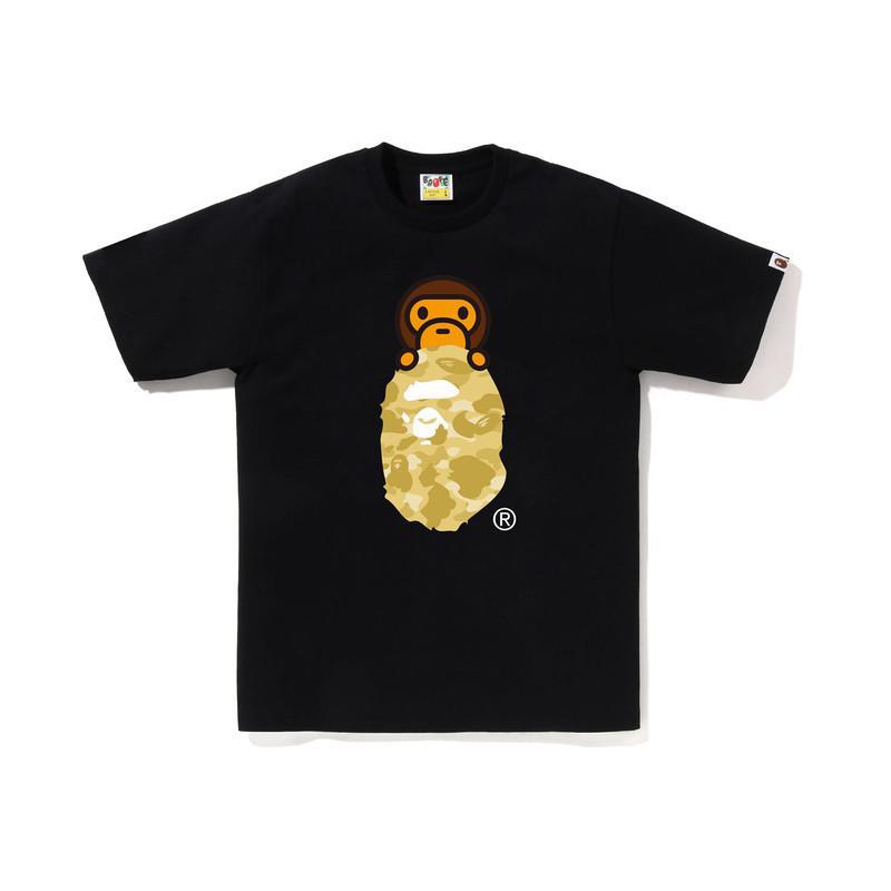 Bape Camo Ape Head Print Graphic Short Sleeve Tee Streetwear Unisex