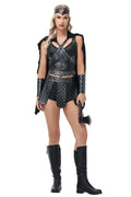 Halloween Couple Spartan Gladiator Viking Warrior Cosplay Costume Set