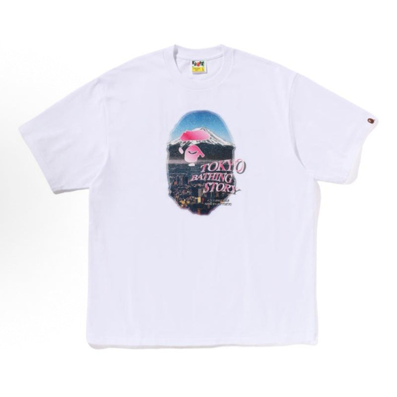 Bape Ape Head Graphic Short Sleeve Tee Streetwear Unisex