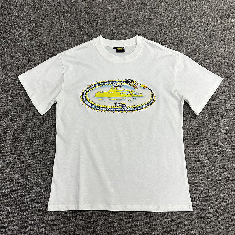 Corteiz Alcatraz Logo Letter Crew Neck Short Sleeve T‑Shirt Unisex