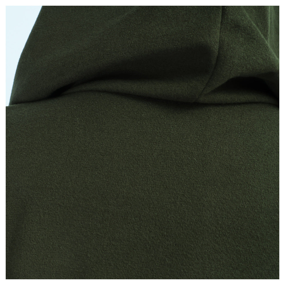 Halloween Medieval Hooded Cloak Hobbit Elf Renaissance Cosplay Cape