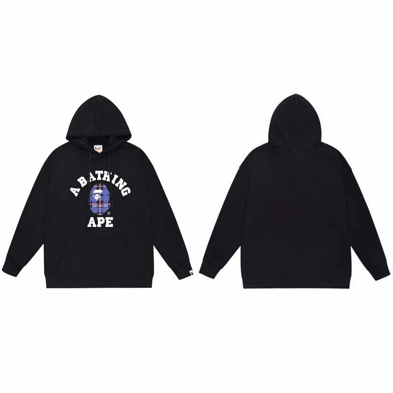 BAPE Hoodie Baby Milo Ape Head Multi Graphic Street Fleece Pullover
