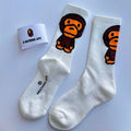 BAPE Baby Milo Jacquard Crew Socks Unisex