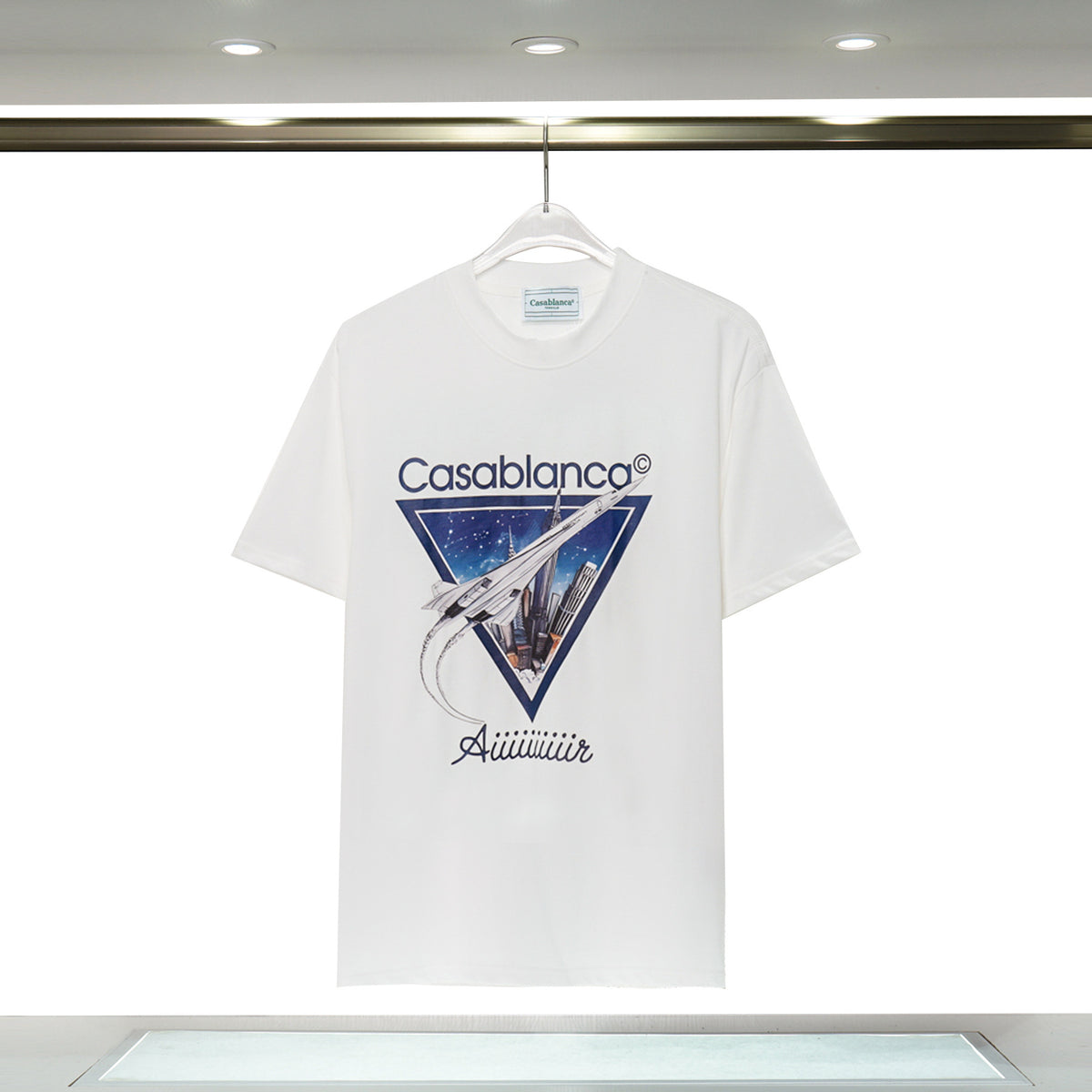 Casablanca Art Print Loose Unisex Short Sleeve Graphic T-Shirt