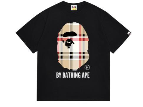 BAPE Ape Head Print Loose Unisex Streetwear T-Shirt