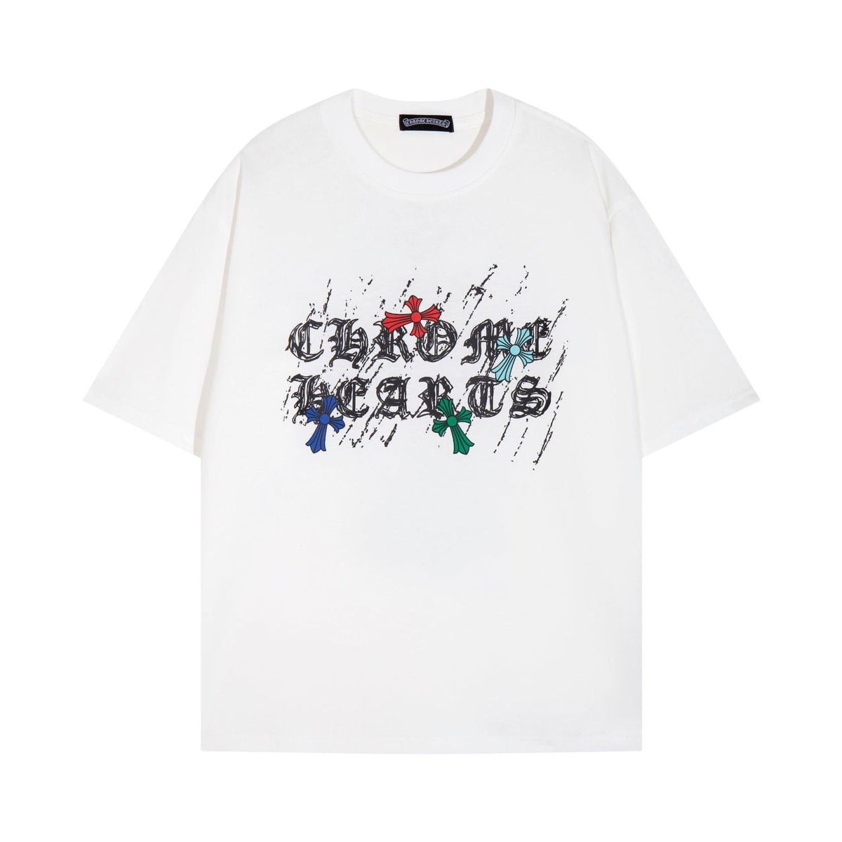 Chrome Hearts Cross Heavyweight Oversized T-Shirt Streetwear Unisex