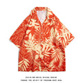 Mens Camp Collar Tropical Hawaiian Floral Short Sleeve Beach Shirt  South2101-2126