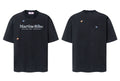 Martine Rose Washed Vintage Letter Print Crew Neck Short Sleeve T Shirt