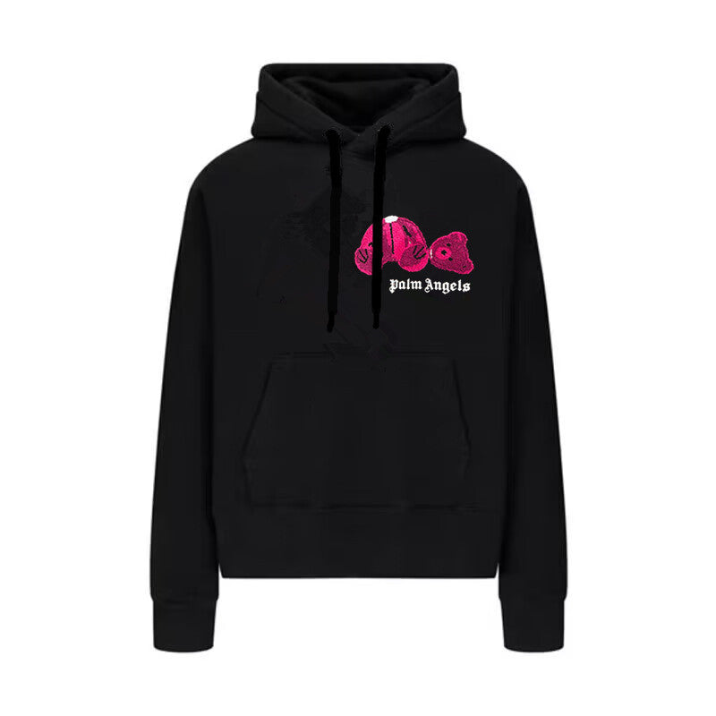 Palm Angels Kill the Bear Crocodile Heart Oversized Hoodie Streetwear