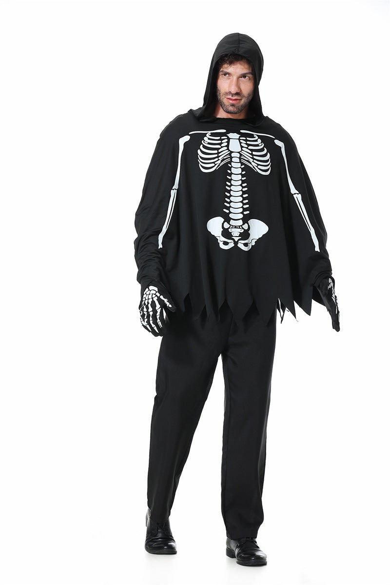 Halloween Men & Women Skeleton Ghost Bride Cosplay Couple Party Sets