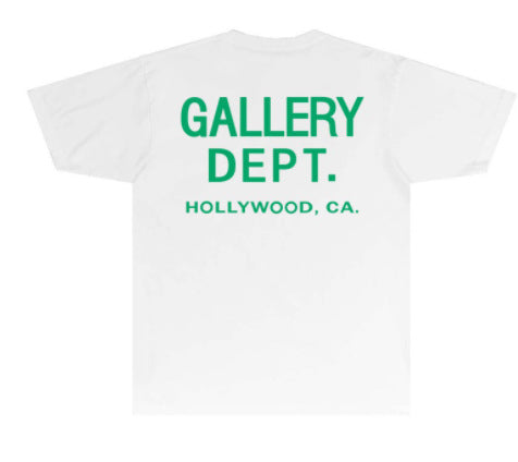 Gallery Dept Letter Graphic Short Sleeve Tee Streetwear Unisex