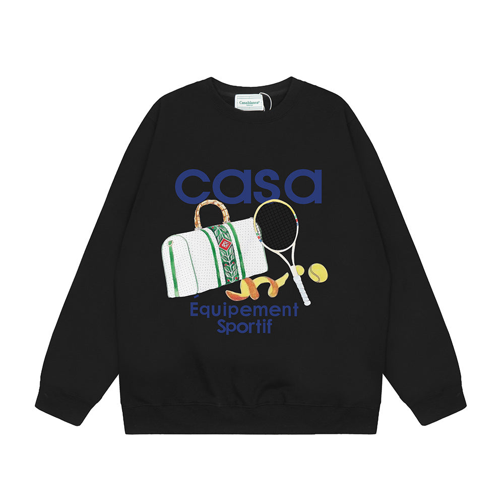 Casablanca Crewneck Sweatshirt Multi Graphic Tennis Club Pullover