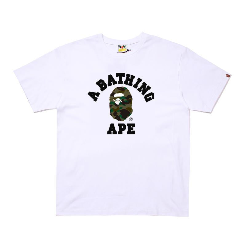 BAPE Ape Head Print Loose Unisex Streetwear T-Shirt