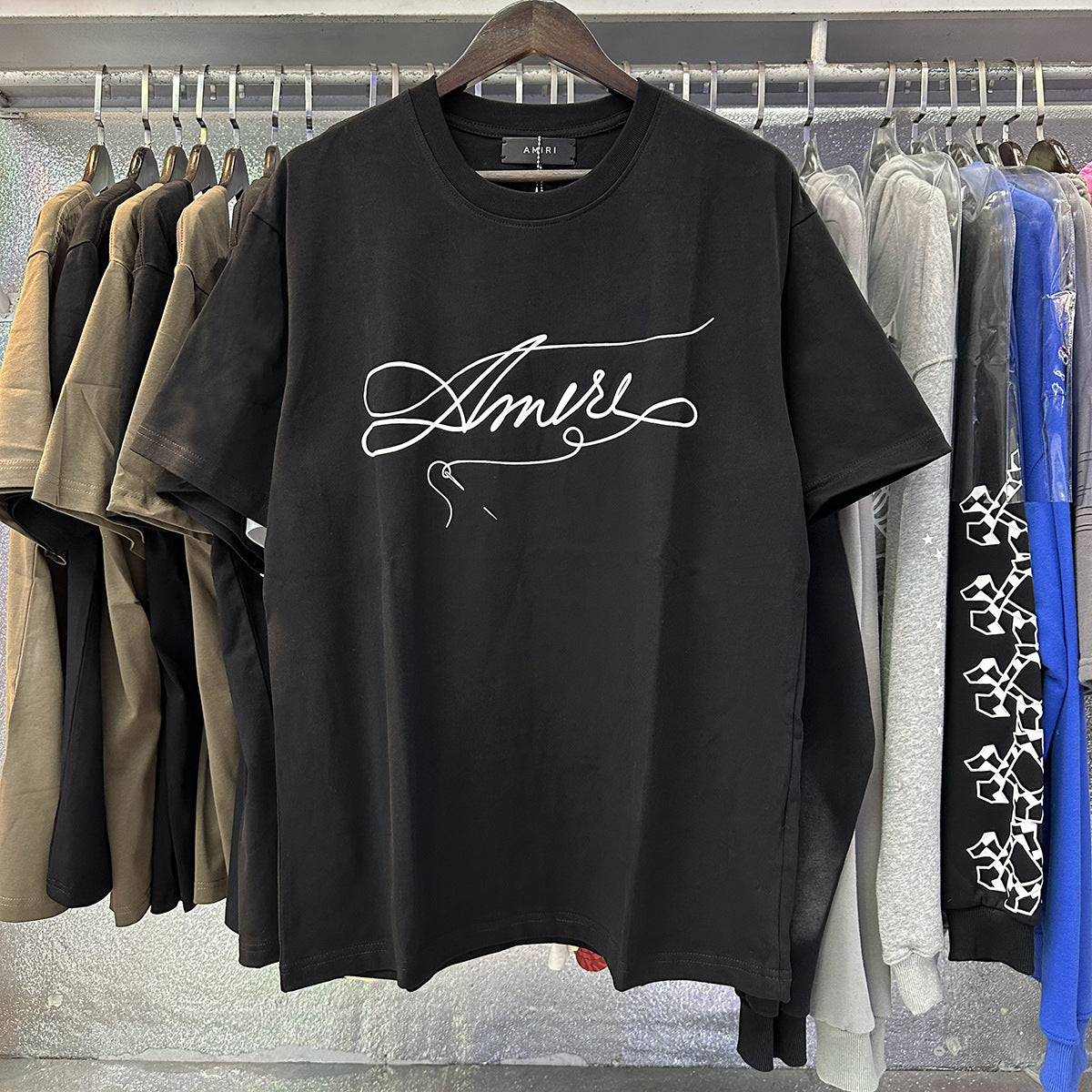 Amiri Peace Dove Graphic Oversized Tee Streetwear Unisex
