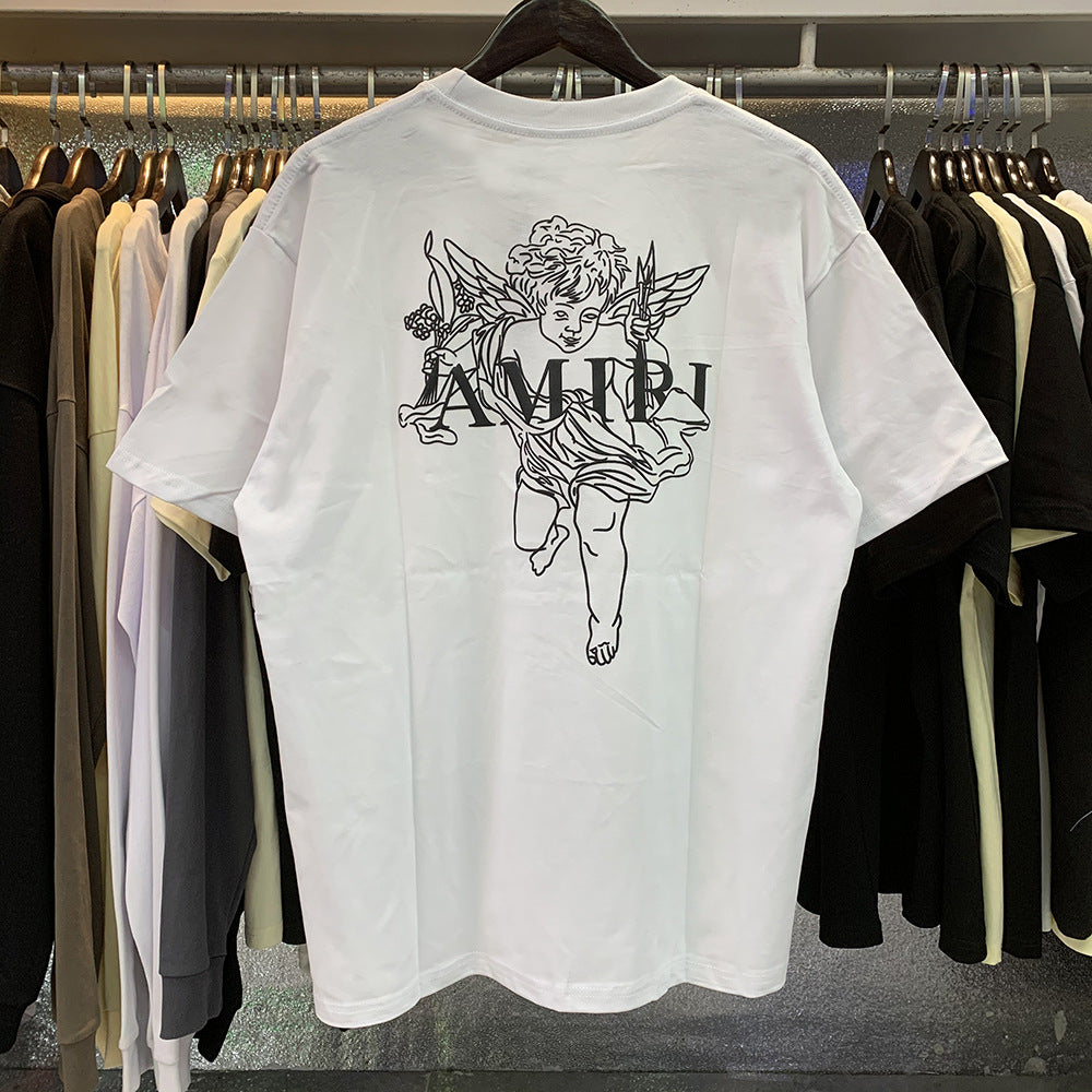 Amiri Peace Dove Graphic Oversized Tee Streetwear Unisex