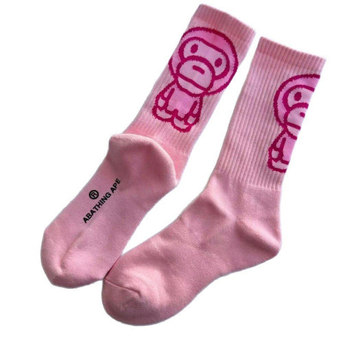BAPE Baby Milo Jacquard Crew Socks Unisex