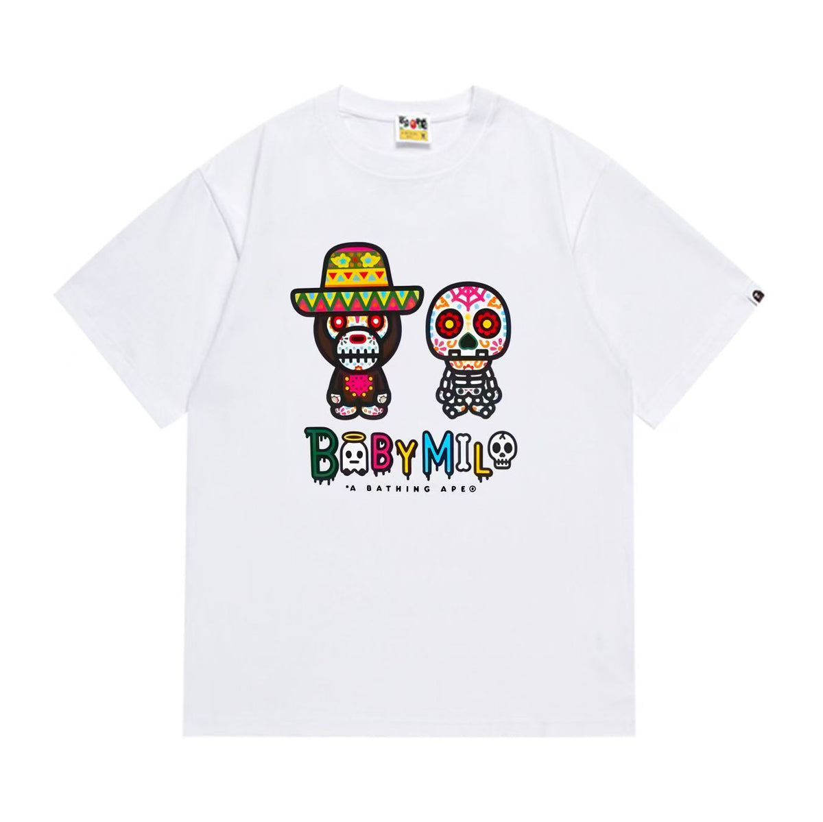 BAPE Ape Head Graphic Print Loose Unisex Streetwear T-Shirt