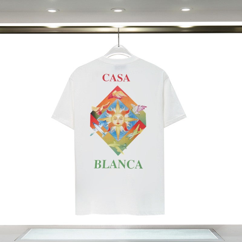 Casablanca Casa Letter Arch Graphic Short Sleeve Tee Streetwear Unisex