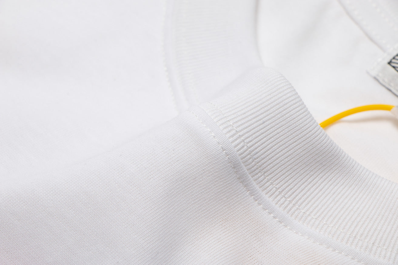 Cav Empt Letter Embroidery Crew Neck Short Sleeve T Shirt Unisex