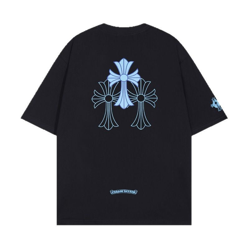 Chrome Hearts Cross Heavyweight Oversized T-Shirt Streetwear Unisex
