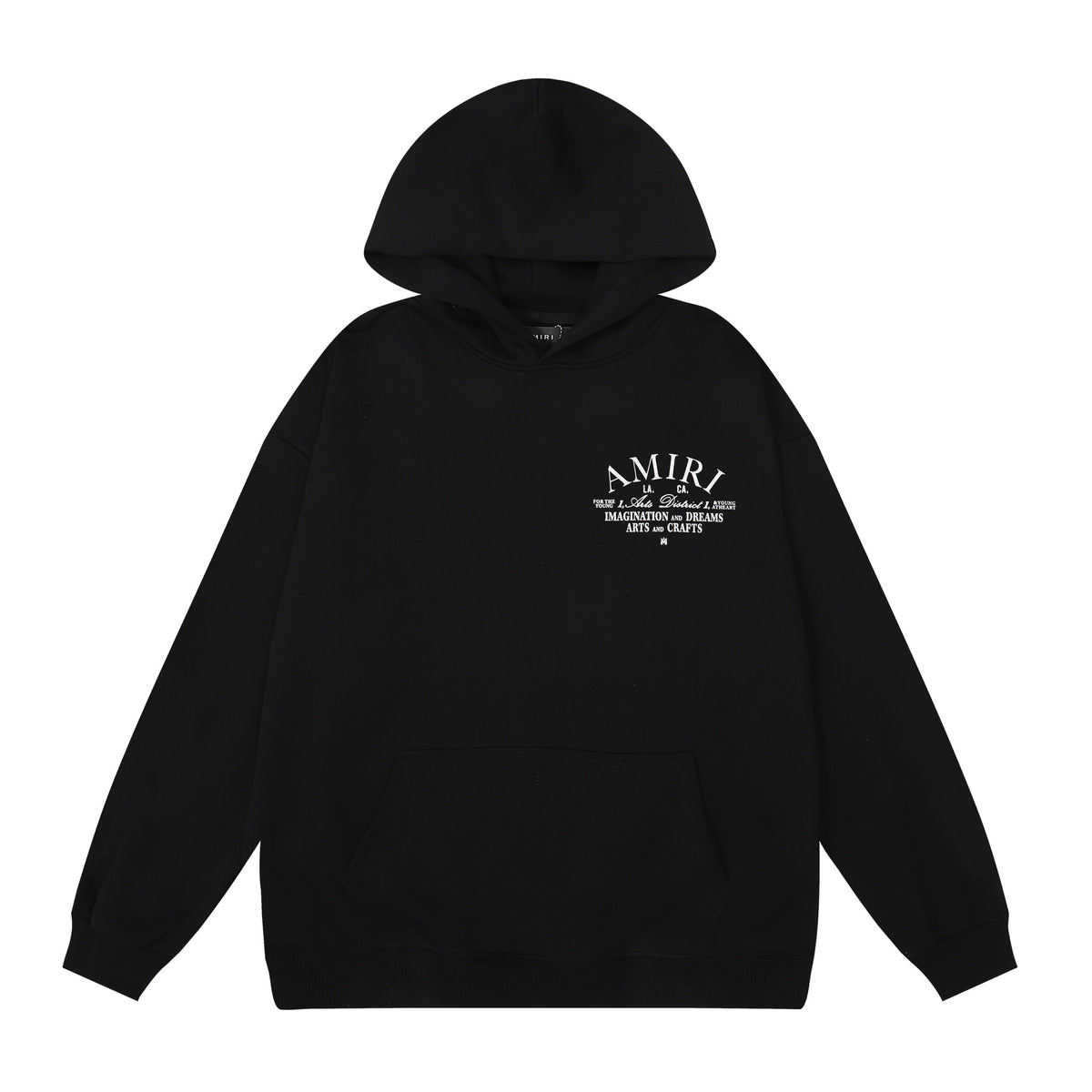 AMIRI Graphic Print Hoodie Streetwear Cotton Pullover Sweatshirt