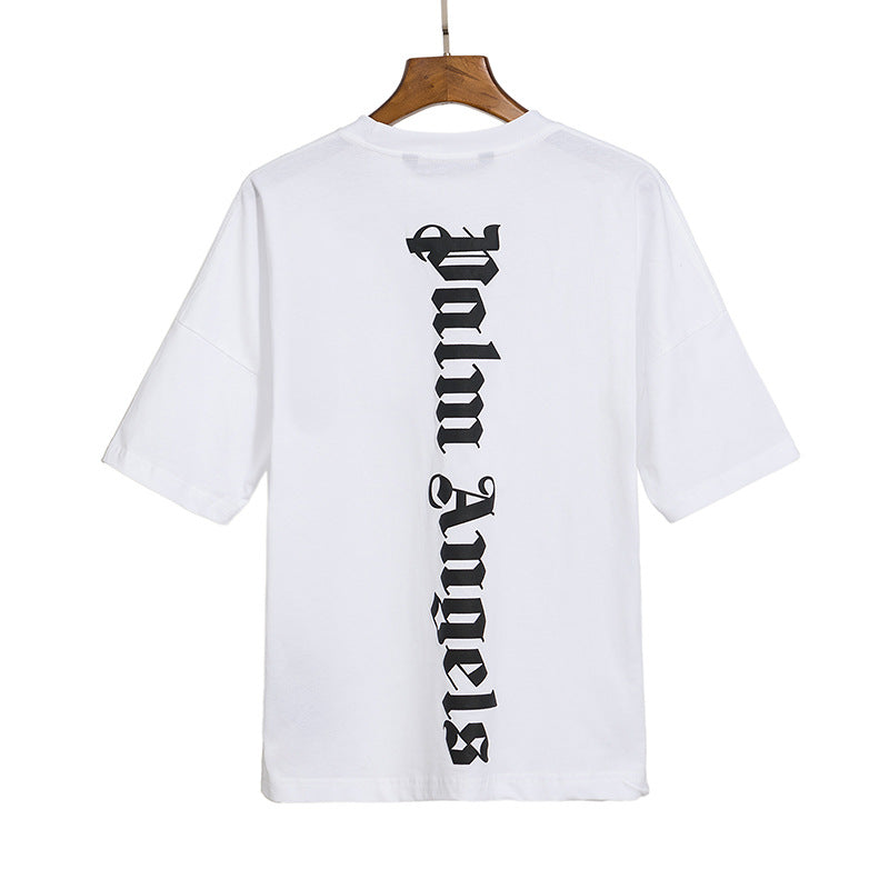 Palm Angels Teddy Bear Graphic Tee Loose Unisex Streetwear T-Shirt