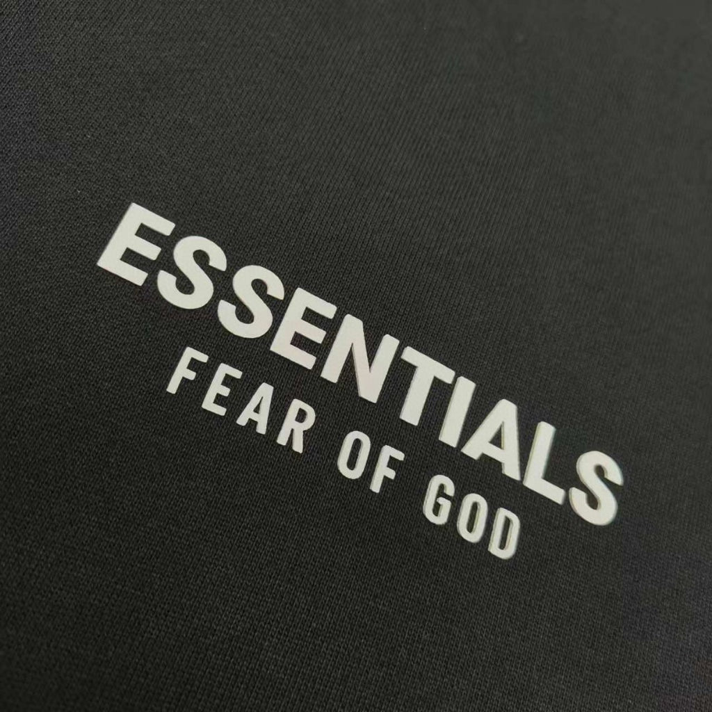 Essentials Silicon Letter Streetwear Pullover Hoodie
