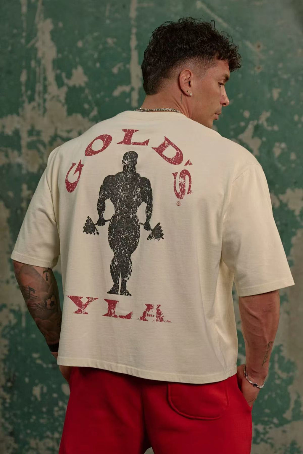 YOUNGLA 4002 Golds Gym New Age Tees