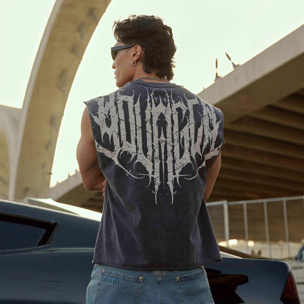 YOUNGLA 3022 Anarchy Cropped Tanks