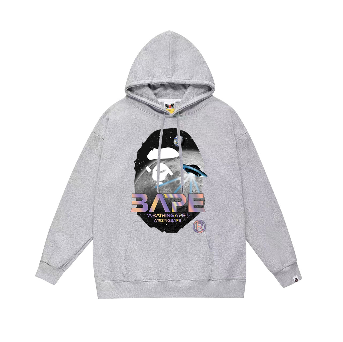 BAPE Hoodie Multi Camo Ape Head Print Street Fleece Pullover
