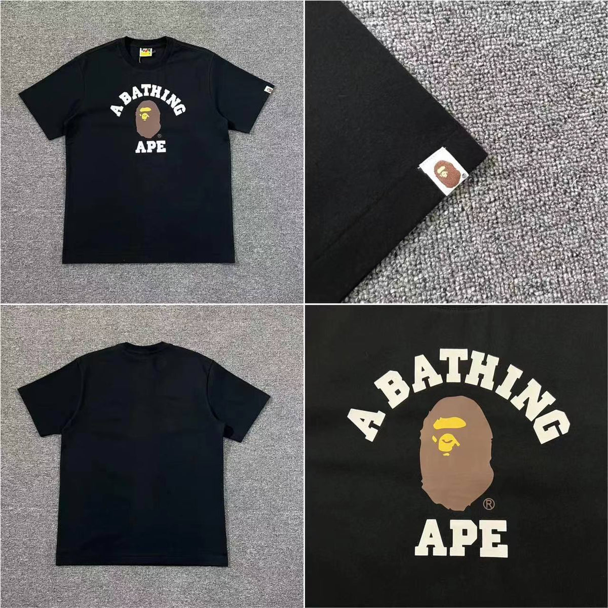 Bape Ape Head Camo Graphic Oversized Short Sleeve Tee Multi‑Style