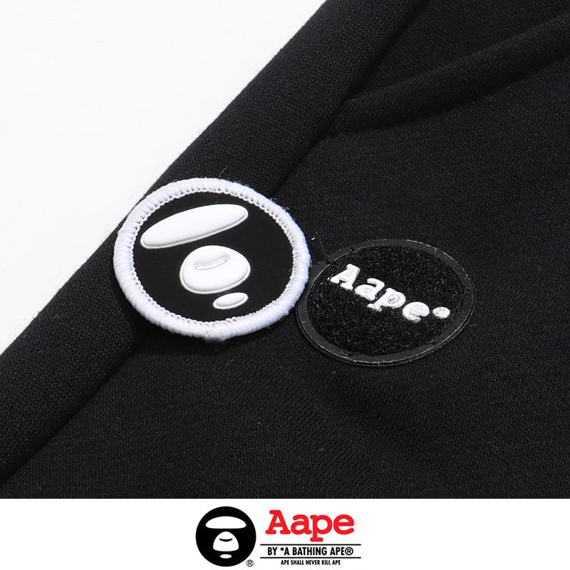 BAPE Aape Ape Big Logo Print Cuffed Jogger Sweatpants Unisex
