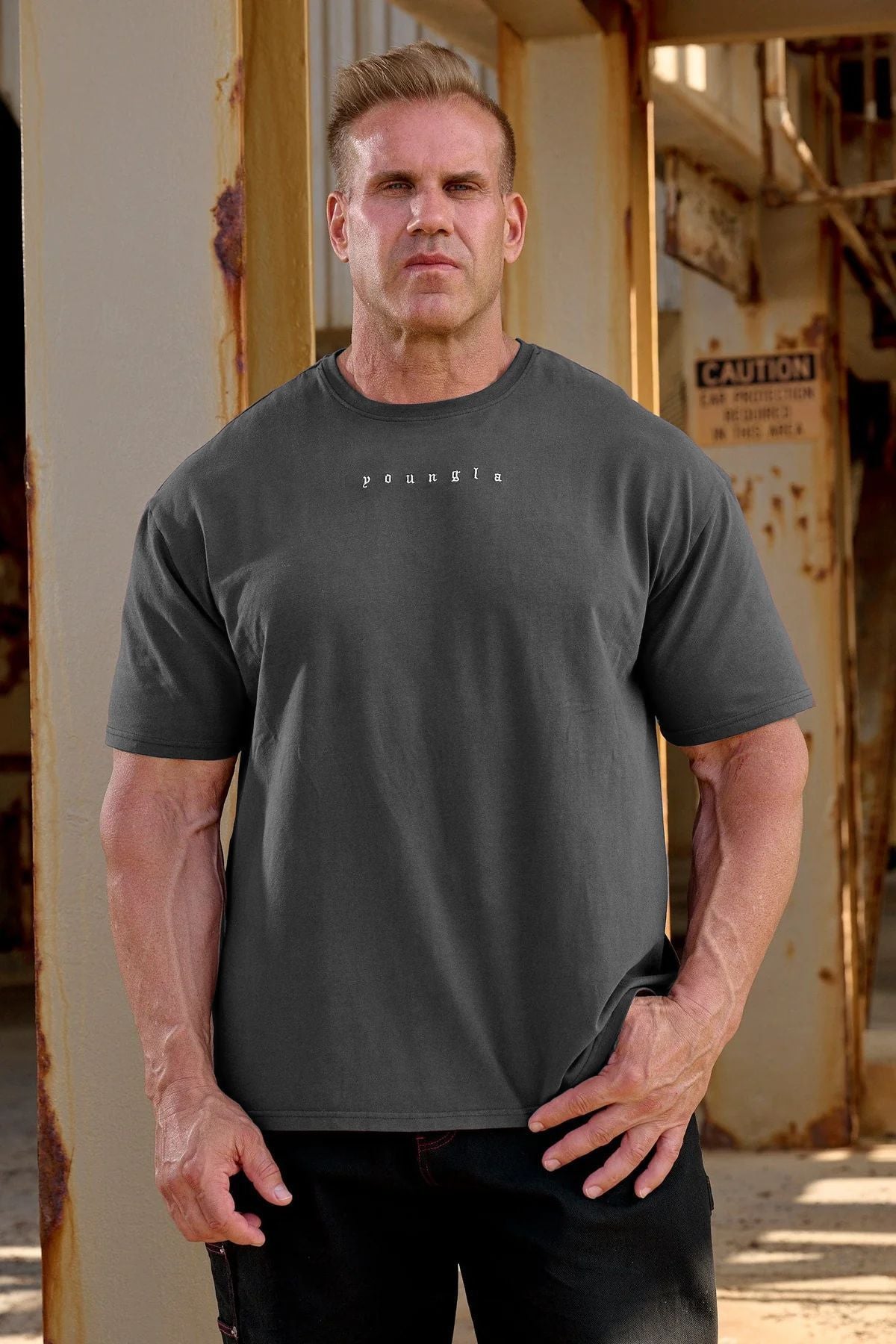 YOUNGLA 401 Essential Jacked Tees