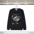 Casablanca Tennis Club Graphic Crewneck Sweatshirt Men Casual Pullover